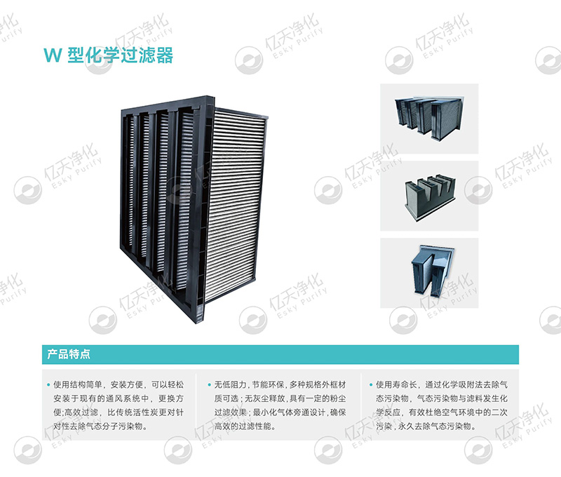 化學過濾器:精準凈化氣態(tài)污染物