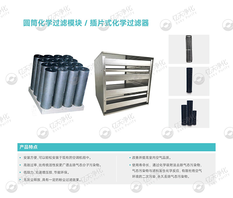 化學過濾器:精準凈化氣態(tài)污染物